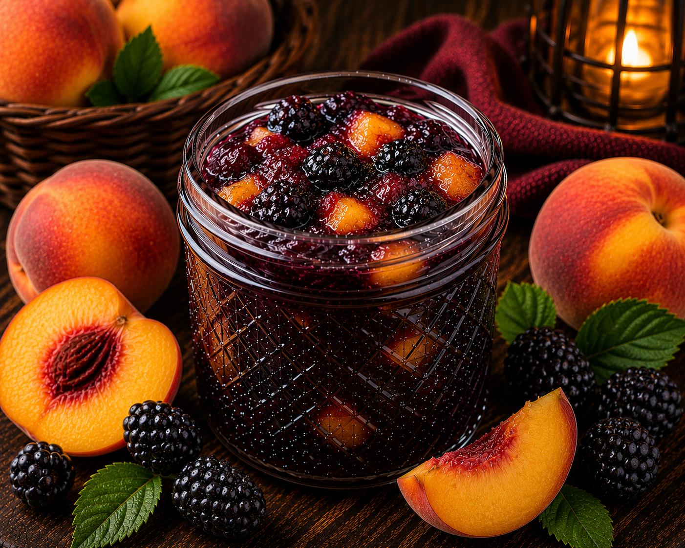 Blackberry Peach Jam